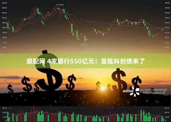 顺配网 4家银行550亿元！首批科创债来了