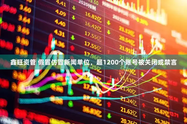 鑫旺资管 假冒仿冒新闻单位，超1200个账号被关闭或禁言